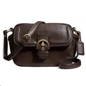 Vintage COACH Campbell Leather Camera Crossbody Bag